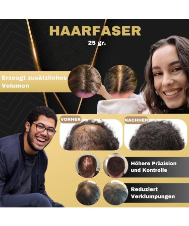 Salvathor Duran Haarfaser 25g - Hide Hair Loss & Add Volume for Men & Women (Black) | International Shipping - Buy Online on GoSupps.com