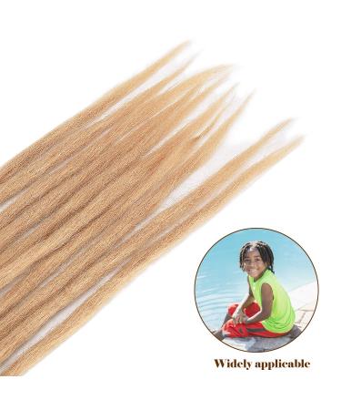 Buy No LIFE 10PCS 50cm Blond Dreadlock Extensions - Synthetic One-Sided Crocheted Dreadlocks for Fashion Men & Women | Jamaica Punk Hip-Hop Reggae Hair Wigs - Buy Online on GoSupps.com