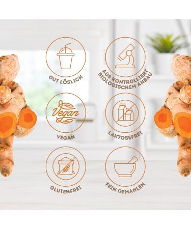 Buy Organic Turmeric Powder 1kg by Monte Nativo | 3% Curcumin | Dietary Supplement for Golden Milk | Authentic Curcuma from India | Ayurveda Bio Kurkuma | International Shipping - Buy Online on GoSupps.com