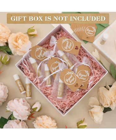 50 Set Thank You Lip Balm - Bulk Natural Mini Moisturizers Perfect for Baby Showers Weddings & Bridal Favors - Buy Online on GoSupps.com