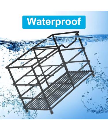 Wisebom 304 Stainless Steel Toothbrush Holder - Large 5 Compartment Bathroom Caddy for Electric Toothbrushes Toothpaste & Razors (Black) - Ideal for Households - Buy Online on GoSupps.com