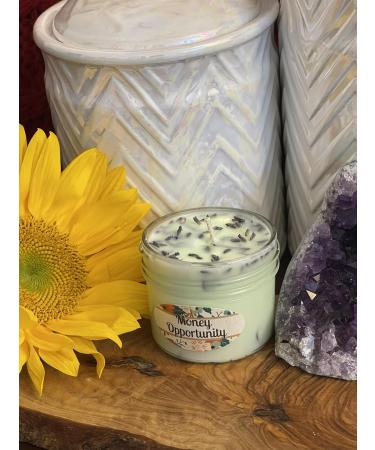 Opportunity Catalyst Candle | Natural Soy Wax Ritual Candle | Herb & Essential Oil Infused | Attract Wealth & Abundance - Buy Online on GoSupps.com