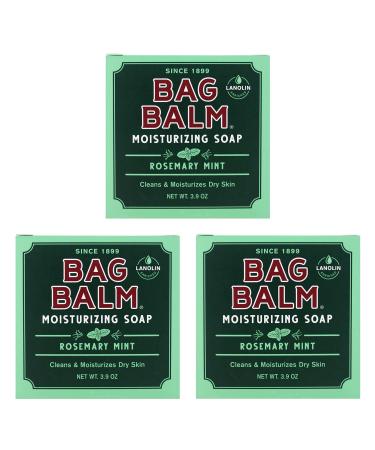 Vermont's Original Bag Balm Mega Moisturizing Soap (3 Pack) 3 Count (Pack of 1)