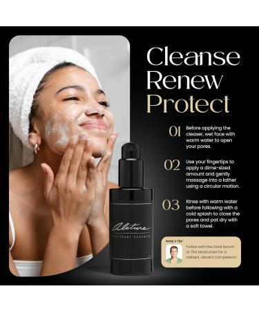 Alitura Pearl Facial Cleanser for Men & Women 100 ml Anti-Aging Face Wash with Marine Collagen Sea Kelp & Organic Botanicals Hydrating Gentle Exfoliant for Clear Smooth Skin 3.4 oz Travel Size 3.4 Ounce (Pack of 1) - Buy Online on GoSupps.com