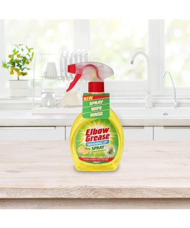 Elbow GreaseAmazing Washing Up Spray Lemon Fresh Spray Wipe Rinse 500 ml 500 ml (Pack of 1) - Buy Online on GoSupps.com