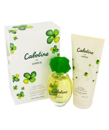 Cabotine By PARFUMS GRES FOR WOMEN Gift Set - 3.4 oz Eau De Toilette Spray + 6.7 oz Body Lotion