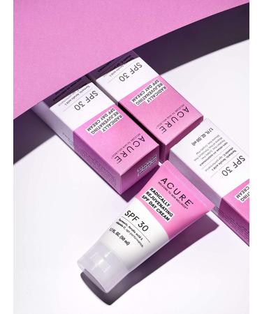 Acure Radically Rejuvenating Day Cream SPF 30 - Anti-Aging Moisturizer 1.7 fl oz | Hydrating & Sun Protection - Buy Online on GoSupps.com