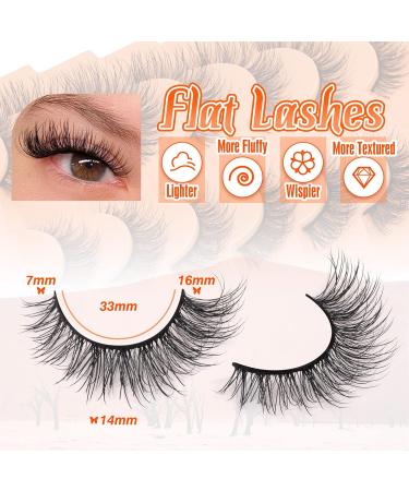 ALPHONSE 16MM Natural Look Mink False Eyelashes - 7 Pairs Pack - Buy Online on GoSupps.com