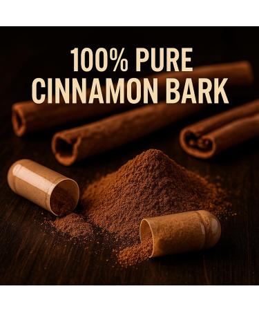 LUAL Cinnamon Supplement 1000mg 400 Vegetarian Capsules Natural Herbal Extract Clean Formula No Sugar or Fillers (Not Ceylon Cinnamon Supplement) - Buy Online on GoSupps.com