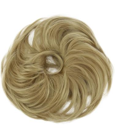 CAISHA Blonde Synthetic Hairpiece Scrunchie | Slightly Wavy Updo | G29B Blonde #25 - Buy Online on GoSupps.com