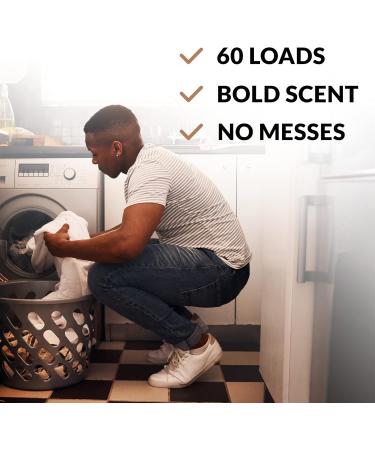 Eco-Friendly Laundry Detergent Sheets - Warrior Scent 30 Sheets (60 Loads) - Compact & Travel-Friendly No Plastic Jug - Buy Online on GoSupps.com