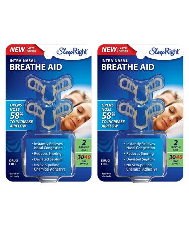 SleepRight Intra-Nasal Breathe Aids 2 Pack
