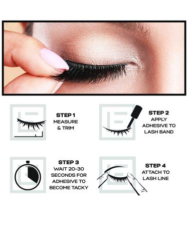 Eylure Naturals False Lashes Style No. 003 - Reusable, Adhesive Included - 1 Pair (Pack of 1) - Buy Online on GoSupps.com