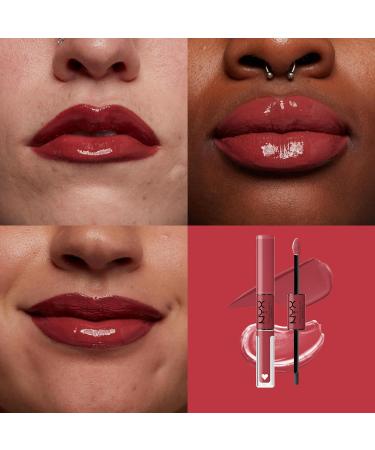 NYX Lip Gloss - High Pigment, Long Lasting, No Transfer Shine (Movie Maker) - Buy Online on GoSupps.com