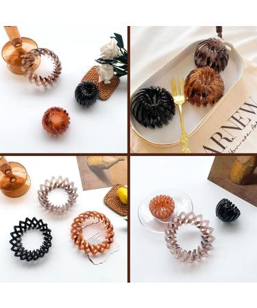 6 Vintage Bird Nest Ponytail Hair Clips - Stylish Women's Hair Grippers & Accessories - Buy Online on GoSupps.com