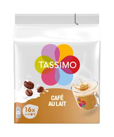 Tassimo Coffee Pods - 80 Milk Coffee Drinks (Pack of 5 x 16 Drinks)