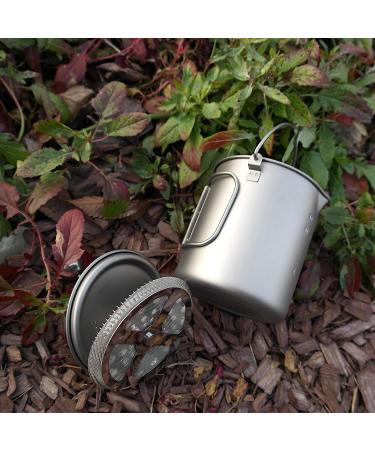 Titanium Camping Coffee Maker: French Press, Coffee & Tea Pot, Cookware Set - Buy Online on GoSupps.com