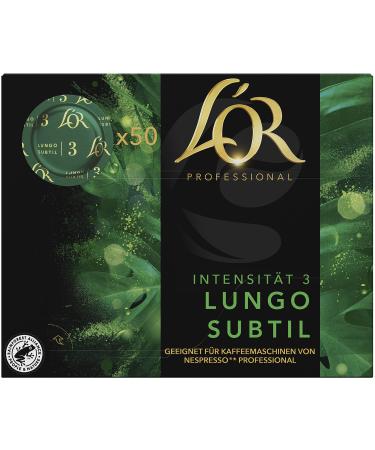 L'OR Supr me Lungo Subtil 3 coffee capsules Nespresso * Pro compatible (50 coffee pods) mild intensity 3/10