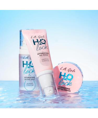 L.A. Girl H2O Lock Setting Spray Bi-Phase Hydrating Makeup Setting Mist with Aloe Vera Vitamin E Cucumber Extract Dewy Finish Long-Lasting G97882 - Buy Online on GoSupps.com