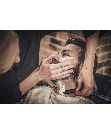 100 Blades + Facn Professional Wooden Straight Edge Barber Razor - High-Quality Salon Shavette - Buy Online on GoSupps.com