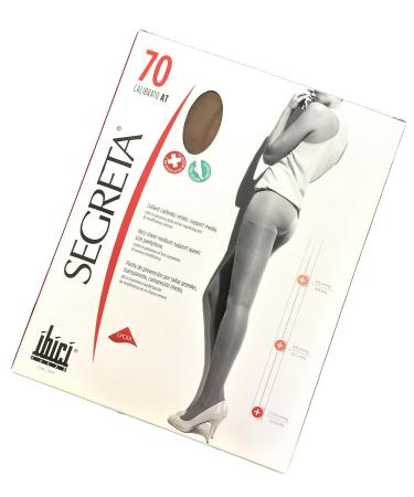 Segreta 'secret relaxing tights 70 the "Calibrato support medium glazed- compression mmHg 11/14 hpa 15/19 Christmas stocking ceiling holder available in sizes from 2 to 5 s 36 chamois