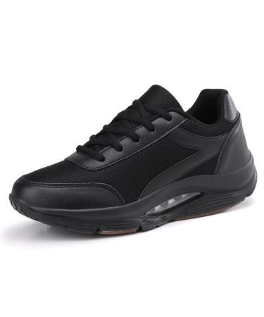 CXWRZB Women's Sneakers Platform with Wedge Heel Sporty Casual Shoes Walking Shoes 39 EU Black Mesh F