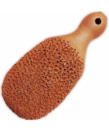 Pumice Stone for Feet Foot Exfoliator Scrubber Callus Remover Made of Natural Terra-Cotta Exfoliates & Smooths Rough Skin