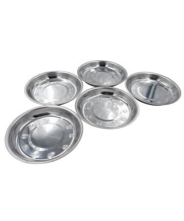 Forest Guys Dog Bowls Cat Bowls Stainless Steel Bowls Stainless Steel Dish 5-Pack