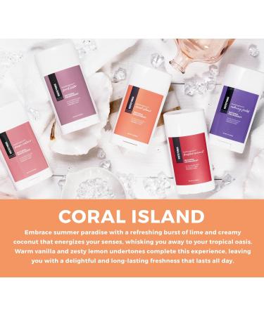 Rustic MAKA Natural Deodorant Coral Island Aluminum-Free Paraben-Free No Baking Soda Deodorant Magnesium Synthetic Fragrance-Free Cruelty-Free - Buy Online on GoSupps.com