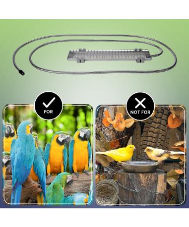 Bird Cage Light with Chew Guard for Hookbill Birds - Full Spectrum LED Pet Light by M&M Cage Co. | Simulates Natural Environment - Hookbill Light 18 - Buy Online on GoSupps.com