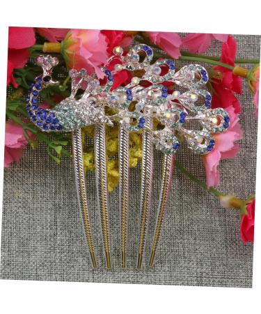 Ipetboom Womens Barrettes for Hair Bridal Hair Accessories Hair Barrette Pearl Hair Comb for Bridal Rhinestone Hair Clip Hairpins Hairpin Comb Hair Pin Comb Earth Tones Miss Five-tooth Comb - Buy Online on GoSupps.com