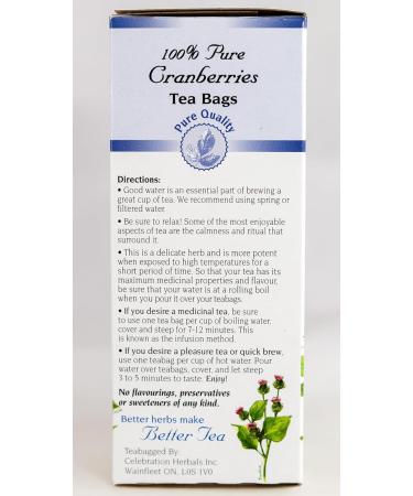 Celebration HERBALS Cranberries Pure Quality 24 Count Pack of 1 - Buy Online on GoSupps.com