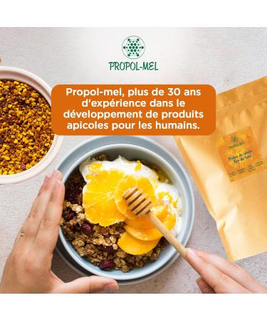 Propol-mel Pollen de Fleur de Lotus 100% Naturel. 500 grammes Issu d Abeilles Sans R sidus. Source de Prot ines d Acides Amin s de Lipides de Vitamines et de Min raux. - Buy Online on GoSupps.com