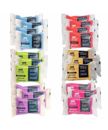 Low Carb Protein Cheesecake Bars | High Protein Gluten-Free Clean Ingredients Snack Bars (8 Variety) Variety 8