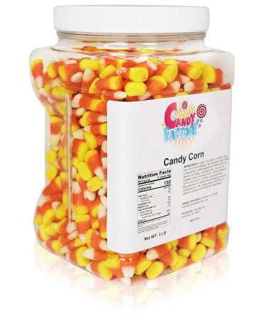 Sarah's Candy Factory Candy Corn 3 lb Jar - Delicious Halloween Treat - Buy Online on GoSupps.com