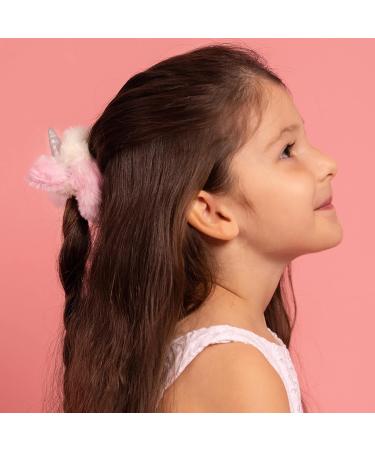 Invisibobble Kids Duo Scrunchie - Unicorn & Bunny Plush Hair Accessories | 2x Fluffy Haargummi Gifts for Girls | Adorable Hair Jewelry - Buy Online on GoSupps.com