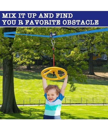 YAMIPROBI Slackline Pulley - Slackline Accessories for Your Ninja Warrior Obstacle Course for Kids - Zipline Backyard Accessories for Kids & Adults a Dynamic Way - Patents Pending - Buy Online on GoSupps.com