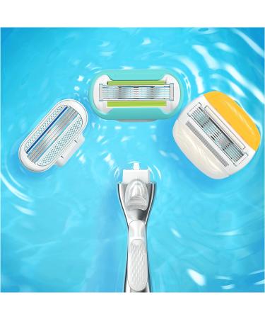 Gillette Venus Extra Smooth Women's Razor + 1 Razor Blade Refill & Travel Case Gift Set Ideas for Her/Mum Platinum - Buy Online on GoSupps.com