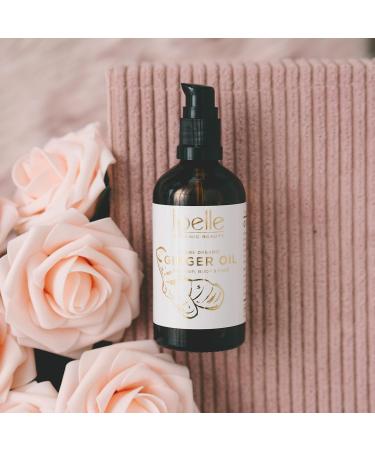 Loelle Ginger Oil - Organic Healing Massage Oil for Muscle Pain Relief (100ml) - Spicy & Stimulating Moisture Care - Buy Online on GoSupps.com
