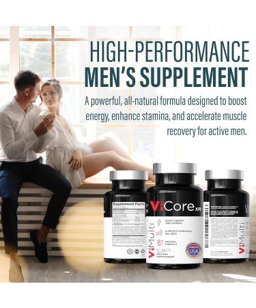 vimulti ViCore Premium Men s Herbal Supplement Tongkat Ali (Longjack) Maca Root Panax Ginseng Zinc & L-Arginine Supports Energy Stamina Immune Health & Men s Wellness 60 Capsules - Buy Online on GoSupps.com
