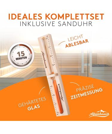 Alpine Breath Sauna Bucket with Trowel - 100% Natural Wood Sauna Accessories & Infusion Set with Booklet - Durable Wellness Products - Buy Online on GoSupps.com