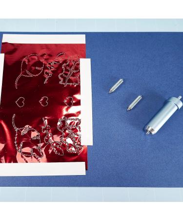 Foil Transfer Tool Kit for Cricut Machines - Artarron 3-in-1 with Housing Replacement - Fine, Medium, Bold Blades - Light Blue - Buy Online on GoSupps.com