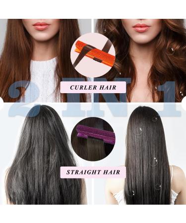 Rhinestone Flat Iron Hair Straightener - 480 F High Temp Titanium 2-in-1 Curling & Straightening Tool for Women - Dual Voltage Fast Heat Up Professional Salon Quality - Buy Online on GoSupps.com