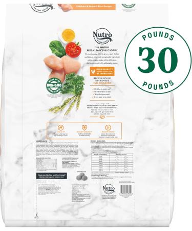 NUTRO NATURAL CHOICE Adult Large Breed Dry Dog Food Farm-Raised Chicken Brown Rice & Sweet Potato & WHOLESOME ESSENTIALS Indoor Adult Dry Cat Food Chicken & Brown Rice 6.35kg Bag Large Adult + Pet Food 6.35 kg Chicken 13.6 kg (Pack of 1) - Buy Online on GoSupps.com