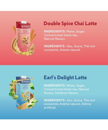 STASH Double Spice Chai Latte Concentrate - Barista Style Caffeinated Chai Tea Beverage - Crafted in Oregon - Plant Based and Dairy-Free Serve Hot or Iced 32 fl oz (Pack of 6) Chai 5.44 kg (Pack of 1) - Buy Online on GoSupps.com