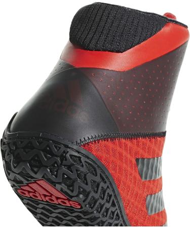 adidas Men's Mat Wizard 4 Wrestling Shoe 6.5 - Red/Black - Lightweight and Durable - Buy Online on GoSupps.com