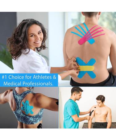 Premium Kinesiology Tape Bulk 2 in. - Enhance Performance, Relieve Pain, Reduce Inflammation - Long Lasting, Easy Application - Latex-Free, Waterproof - 97% Cotton / 3% Spandex - Beige - Buy Online on GoSupps.com