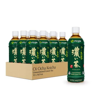 Ito En Oi Ocha Unsweetened Bold Green Tea - 0 Calories, 16.9 oz (Pack of 12) - Refreshing & Authentic - Buy Online on GoSupps.com