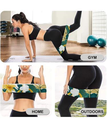 Shop Tropical Leaves Resistance Bands | Elastic Fitness Bands for Strength Training | International Shipping Available - Buy Online on GoSupps.com