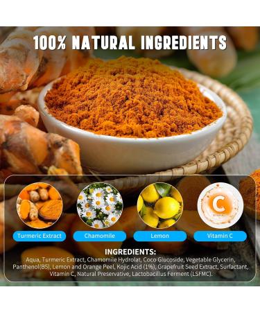 Turmeric Kojic Acid Facial Cleanser Exfoliating Mousse Cleansing Fight Acne Balance Skin Oil And Water Lighten Blemishes Brightens Skin Tone Safe For Sensitive Skin 150Ml - Buy Online on GoSupps.com